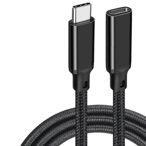 Elegant stof forlængerkabel